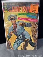 Front cover of The Lone Ranger comic book #17, showing title, publisher Gold Key, colorful cover art of The Lone Ranger character