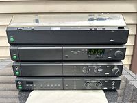 Front view of stacked P1, T1, A1 and C1 units