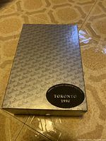 Closed original box with Rosenthal branding and Toronto 1990 label on top