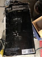 Photo of original box showing the Everlast Everflex Cardio Strike Bag model 2262 with branding and product name.