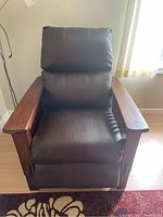 Front view showing full recliner chair