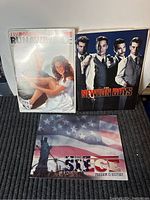 Front covers of three press media movie kits: 'Runaway Bride', 'The Newton Boys', and 'The Siege'.