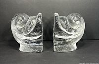 Front view of both bookends side by side