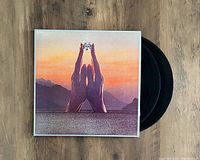 Gatefold jacket and two vinyl LPs visible with Yukon Blonde 'On Blonde' album cover art.