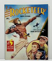 Front cover image of The Rocketeer graphic novel showing title, author, introduction credit, price, and cover art.