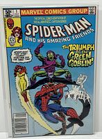 Front cover view of the comic book showing main characters and title with price and publisher details.