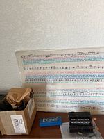 Clarinets and harmonicas with musical poster in background