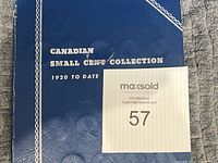 Front cover of the Canadian Small Cent Collection album showing title and range '1920 to Date'.