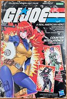 Front view of GI Joe Scarlett poster with some visible edge wear.