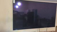 Front view of entire television screen