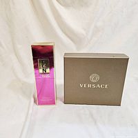 Versace brown box and Victoria's Secret FUN...Tastic perfume box shown side by side