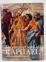 Front cover of the art book showing Renaissance art figures from Raphael's works.
