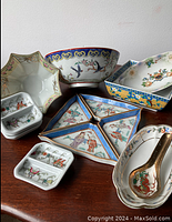 All items displayed together on table showing assortment