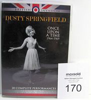Front view of the Dusty Springfield British Invasion DVD with title and performance details.