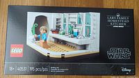 Front view of the sealed Lego Star Wars 40531 set box showing the kitchen scene with minifigure and branding.