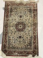 Full view of the rectangular rug showing the overall design and color scheme.