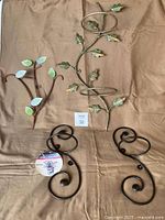 All four wall holders laid out