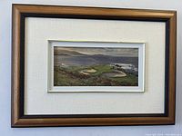 Full view of the framed textured art print showing the entire composition and frame