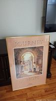Full view of the framed "Journey of Hope" poster showing the matting and frame.