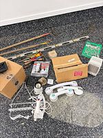 All items overview on floor
