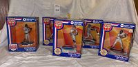 Five Starting Lineup Stadium Stars Baseball Figures in original boxes, showing figures and stadium bases.