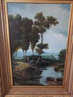 Another frontal view from a different angle showing the entire framed artwork.