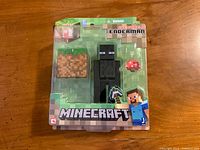 Minecraft The World Enderman figure in original packaging with accessories