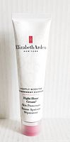 Front view of white tube with Elizabeth Arden branding, 50 ml size noted