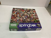 Photo of the puzzle box showing front image with colorful nutcracker figures and Springbok branding.