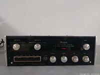 Front panel view showing controls and cosmetics