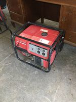 Front and left side view showing control panel and frame