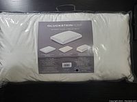Packaged new GLUCKSTEINHOME The Perfect Pillow 3 in 1 King Size in clear plastic bag.