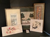 Overview of all four lot items arranged against black background