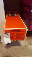 Original Lionel Electric Trains box end showing New York Central 4-8-2 Mohawk L-3 Class Locomotive text and lot tag