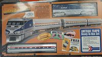 Box front showing complete MTH RailKing Amtrak F59PH Ready-to-Run Set