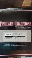 Box lid showing Tinplate Traditions by MTH Electric Trains and item label No. 116 Passenger Station, Item No. 10-1070, White and Red