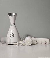 LONOVE facial steamer, measuring cup, Danielle Creations brush with cord