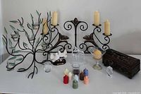 All items grouped on tabletop