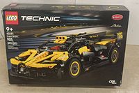 Front view of the Lego Technic Bugatti Bolide box showing brand, age recommendation, model number 42151, and piece count 905.