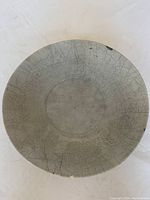 Top-down view showing full interior surface with crackle glaze and relief decoration