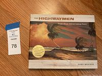 Photo of front cover of 'The Highwaymen' book by Gary Monroe showing title and illustrated landscape painting.