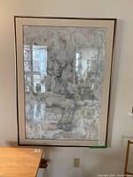 Full view of framed John Gould artwork hanging on wall, showing overall presentation and scale.