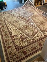 All four rugs displayed together on floor