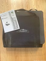 Instruction manual, carrying case with Clarity branding