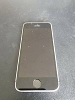 Front view of Apple iPhone SE showing the screen and home button