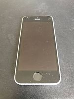 Front view of Apple iPhone SE showing screen and home button