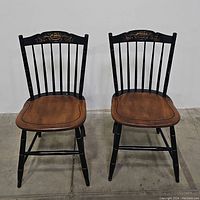 Front view of both chairs side by side