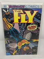 Front cover of The Fly Comic Issue No. 1 from 1991, showing the main character and logo prominently.