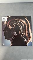 Front cover of The Rolling Stones Hot Rocks 1964-1971 double LP vinyl record showing band members' silhouette artistic profile design.