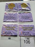 Two sealed retail jumbo rack packs of 94/95 Fleer Ultra Series II basketball cards, showing front and back packaging.